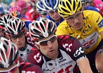  Frank Schleck w�hrend der 2. Etappe der Tour de France 2007